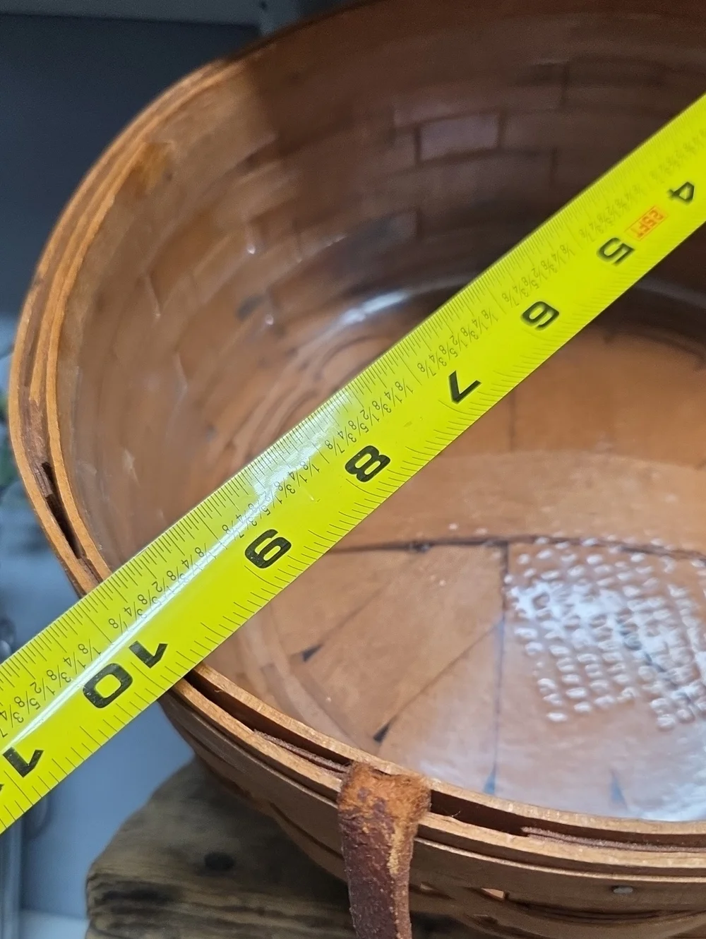 Longaberger handwoven basket